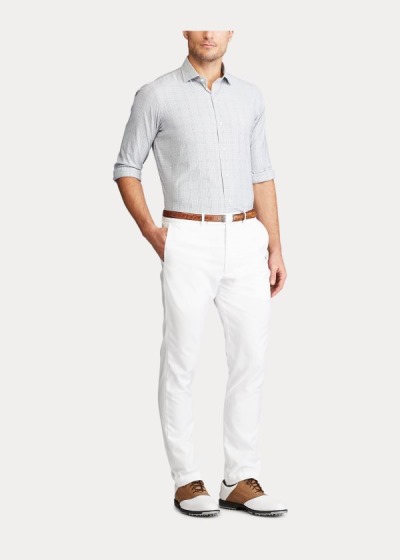 Camisa Ralph Lauren Hombre Grises / Morados - Performance Twill - KSWOX7039